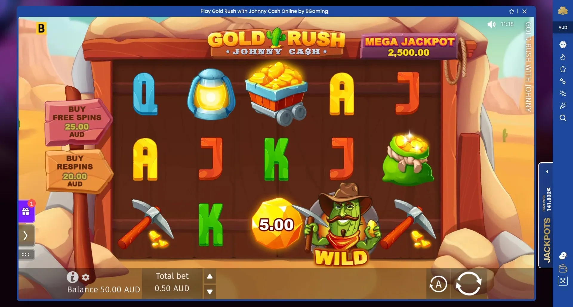 Gold rush with johnny cash